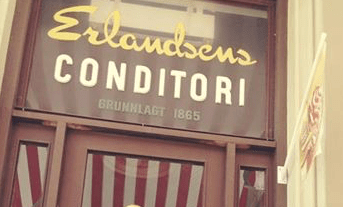 Skiltet til Erlandsens