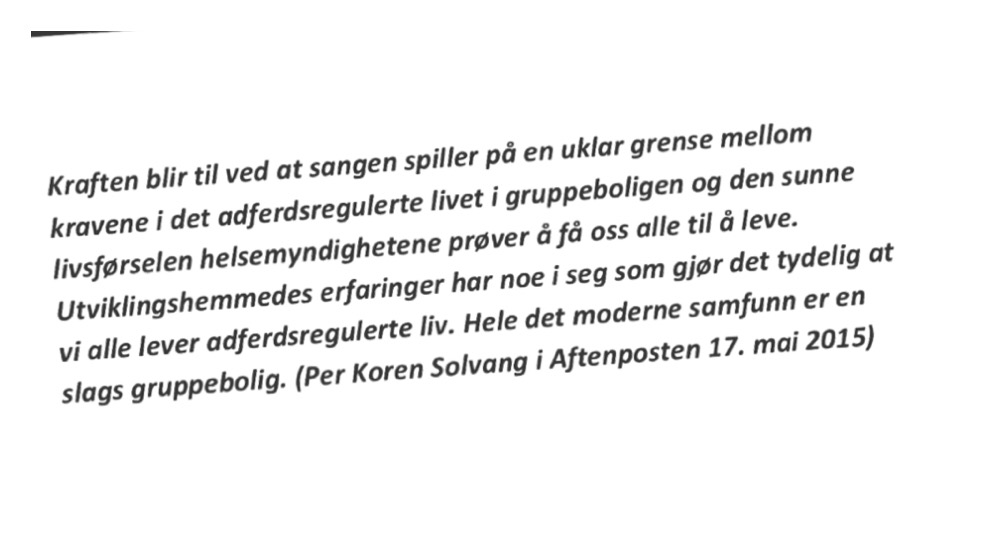 Tekst fra kronikk av Per Koren Solvang