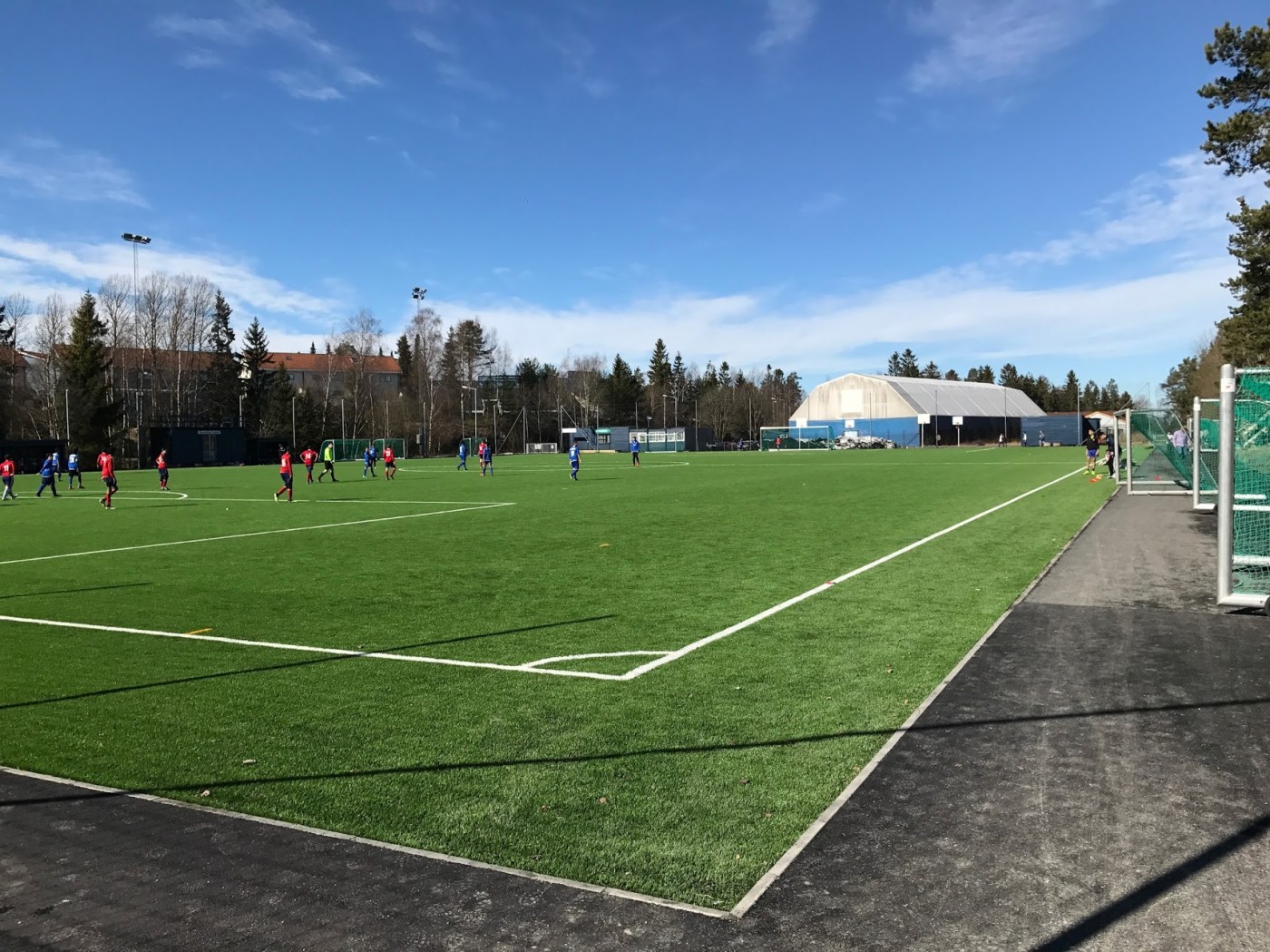 Illustrasjon: Fotballbane