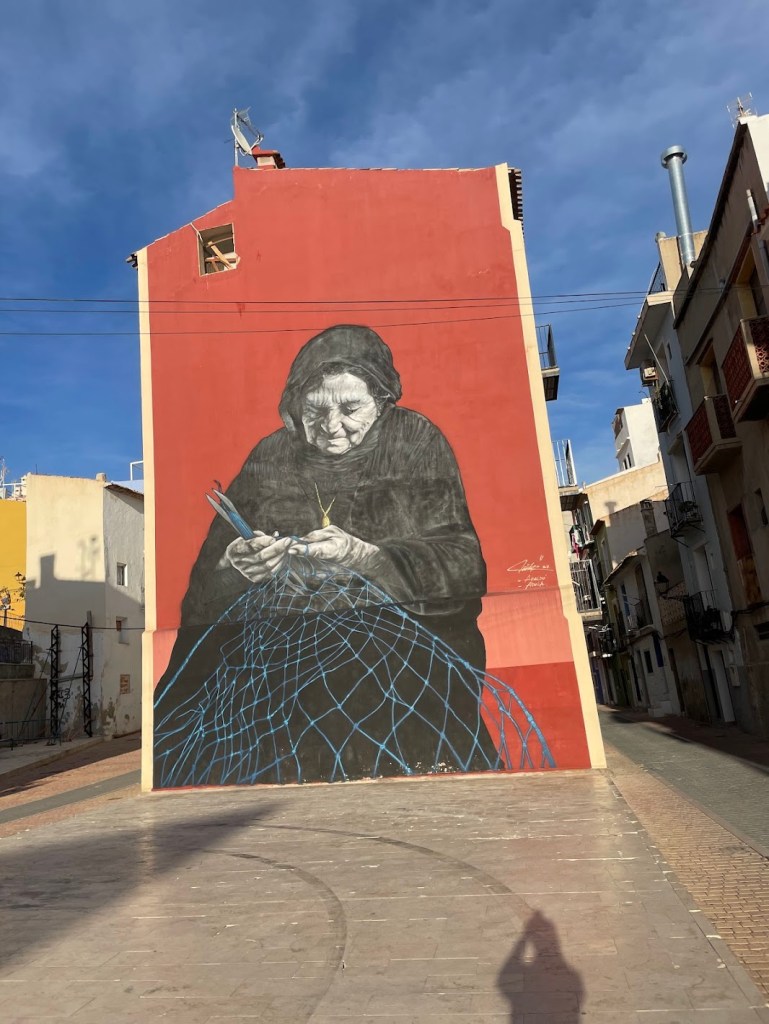 Gatemaleri på husvegg